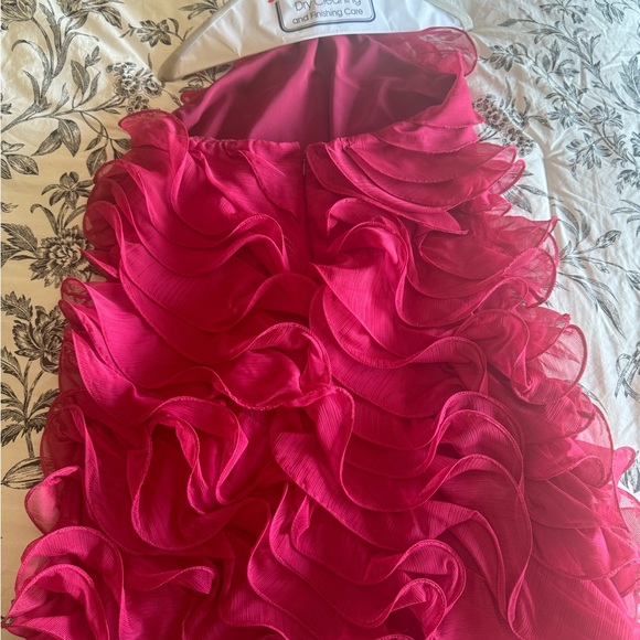 PatBO Pink Ruffled Mini Dress - Picture 3 of 4